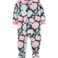 Pijama Carter's Baby Girl Floral Fleece com Pés Cinza Tamanho 18MOS