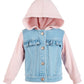 Jaqueta jeans com capuz para bebê First Impressions, azul, tamanho 3-6 meses