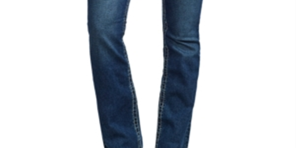 Calça jeans feminina True Religion Becca Big T Bootcut azul tamanho 28