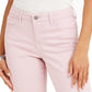 Jeans skinny feminino estilo curvilíneo estilo &amp; co, rosa, tamanho 4