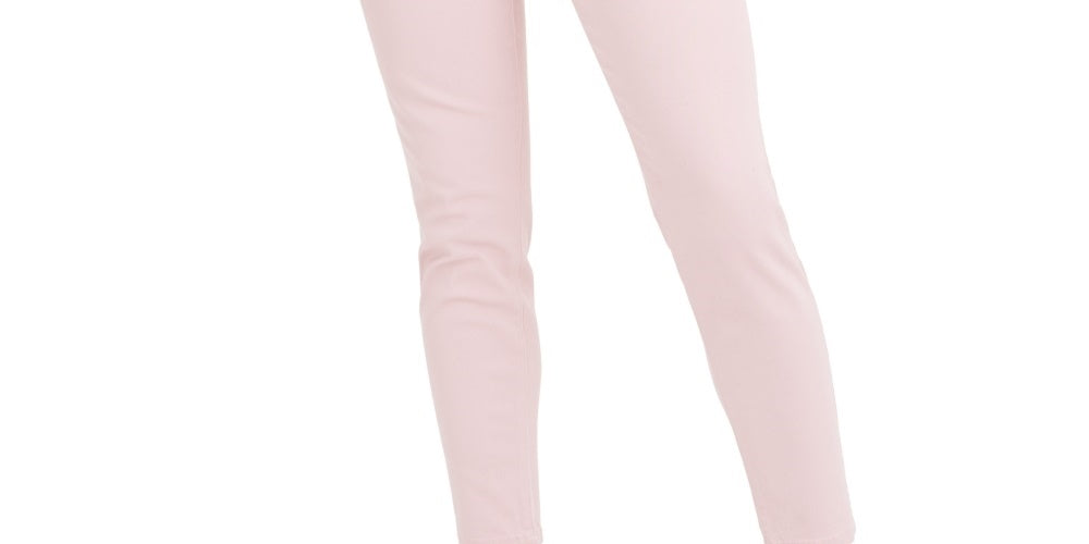 Jeans skinny feminino estilo curvilíneo estilo &amp; co, rosa, tamanho 4