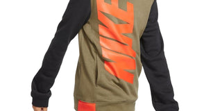 Moletom com capuz Nike Big Boy's Core Amplify Rustcopper tamanho pequeno