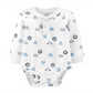 Body Henley de algodão com estampa de personagem Carter's Baby Boy, branco, tamanho 9MOS