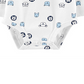 Body Henley de algodão com estampa de personagem Carter's Baby Boy, branco, tamanho 9MOS