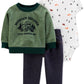 Conjunto de macacão e calça estampados para acampamento Carter's Baby Boy, 3 peças, Mountain Explorer, tamanho 18 meses