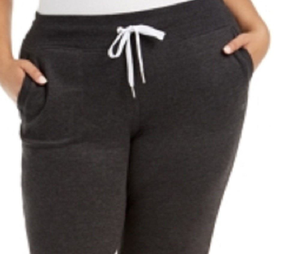 Calça jogger Calvin Klein Performance Plus Size Active Fleece Azul Tamanho 3X