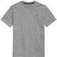 Camiseta Tommy Hilfiger Infantil Tommy CVC Gola V Cinza Tamanho G