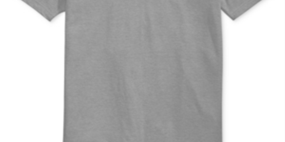 Camiseta Tommy Hilfiger Infantil Tommy CVC Gola V Cinza Tamanho G