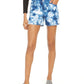 Shorts jeans tie-dye feminino da INC International Concepts, azul, tamanho 2