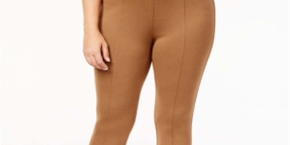 Leggings femininas SeaPonte Plus da Style &amp; Co, marrom, tamanho 14W