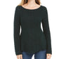 Camiseta feminina texturizada com manchas e gola redonda, tamanho PP, estilo &amp; co
