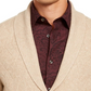 Cardigan masculino de malha de caxemira Tasso Elba marrom tamanho XX-G