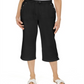 Calça Capri Karen Scott Feminina com Tachas Preta Tamanho Pequeno