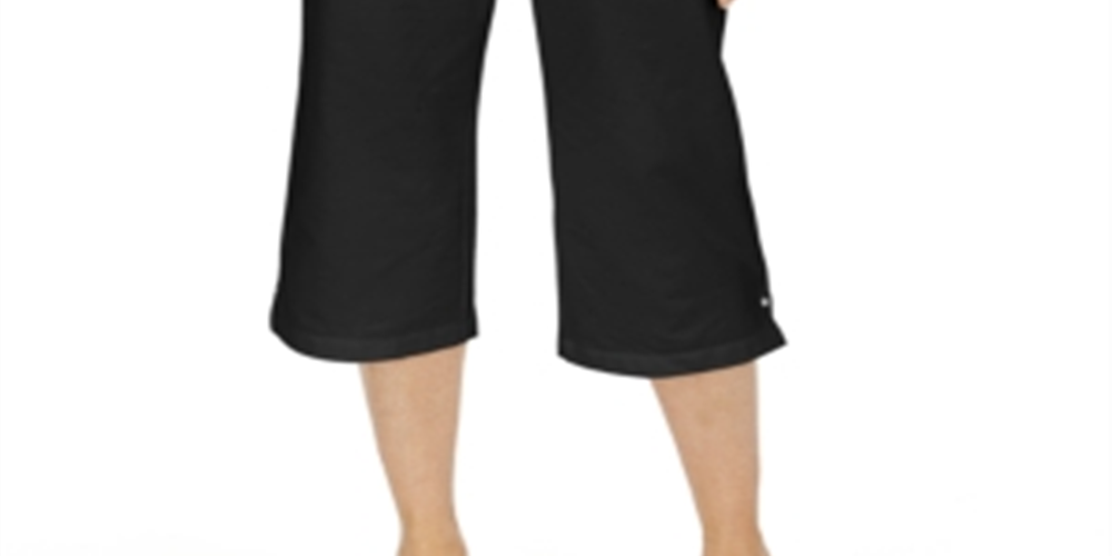 Calça Capri Karen Scott Feminina com Tachas Preta Tamanho Pequeno