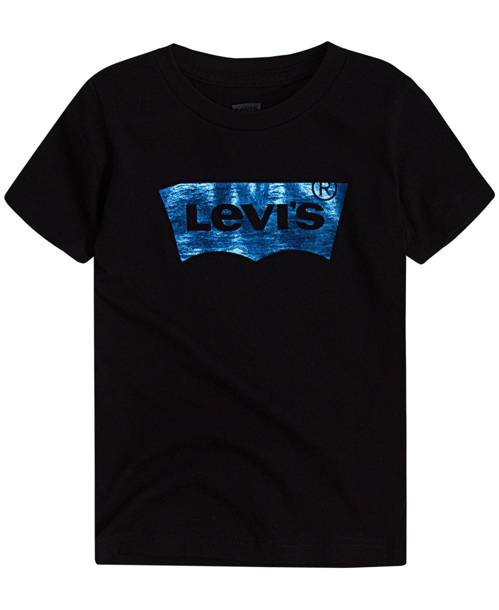 Camiseta Levi's Little Boy's Batwing Logo Preta Tamanho 6