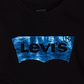 Camiseta Levi's Little Boy's Batwing Logo Preta Tamanho 6