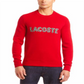 Suéter Lacoste Croco Magic Embroidery Wool Blend Masculino Vermelho Tamanho -3/P