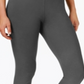 Leggings casuais básicas femininas Maison Jules, cinza, tamanho X-S