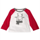 Camiseta estampada de rena First Impressions para bebê menino, branca, tamanho 3-6 meses