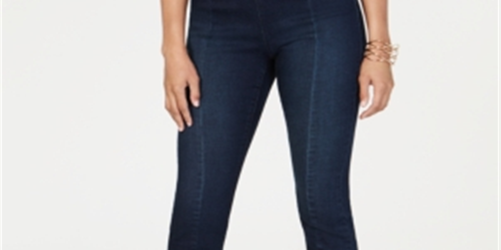 Calça jeans skinny feminina INC International Concepts azul 16 Petite