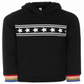 Moletom com capuz estampado de estrela para meninas Ideology, preto, tamanho 4T