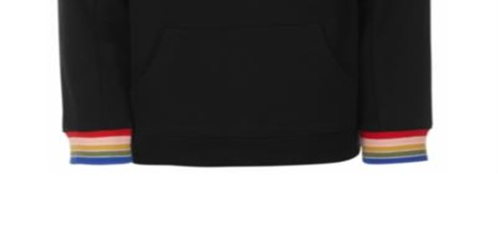 Moletom com capuz estampado de estrela para meninas Ideology, preto, tamanho 4T