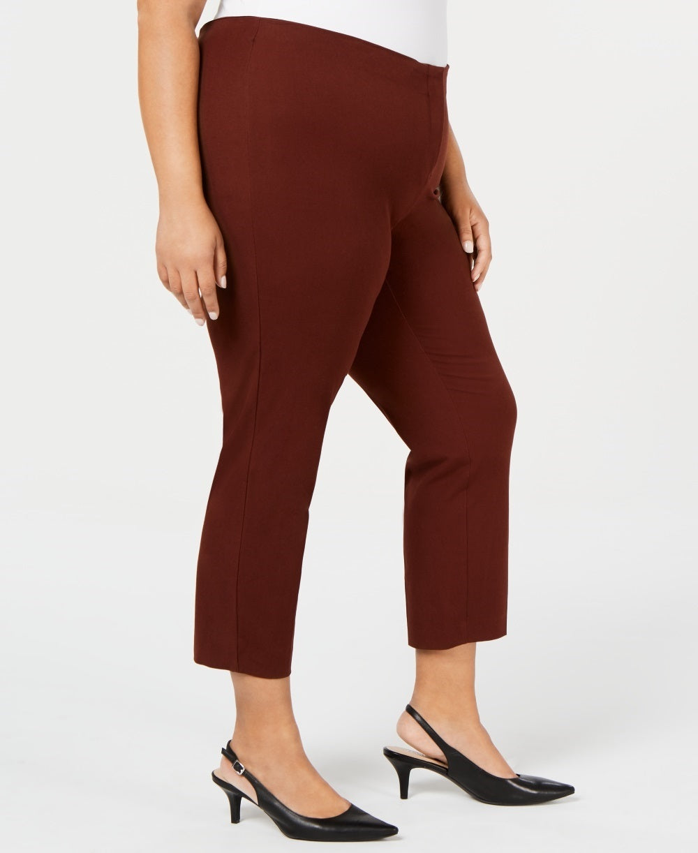 Calça Alfani Feminina Tornozelo Marrom Tamanho 26W