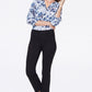 Calça jeans skinny NYDJ Marilyn Mock Fly feminina, preta, tamanho 0