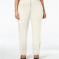 Calça Alfani Plus Modern Straight Leg Feminina Marrom Tamanho 16W