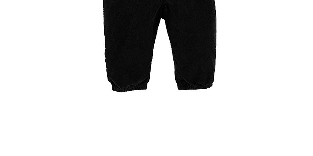 Conjunto de macacão Carter's Boy's Infantil Buffalo Check com botões, preto, tamanho 3MOS