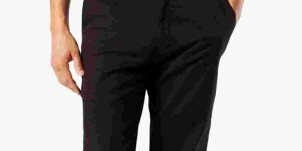 Calça elástica cáqui Dockers masculina Easy Classic Fit preta tamanho 38x32