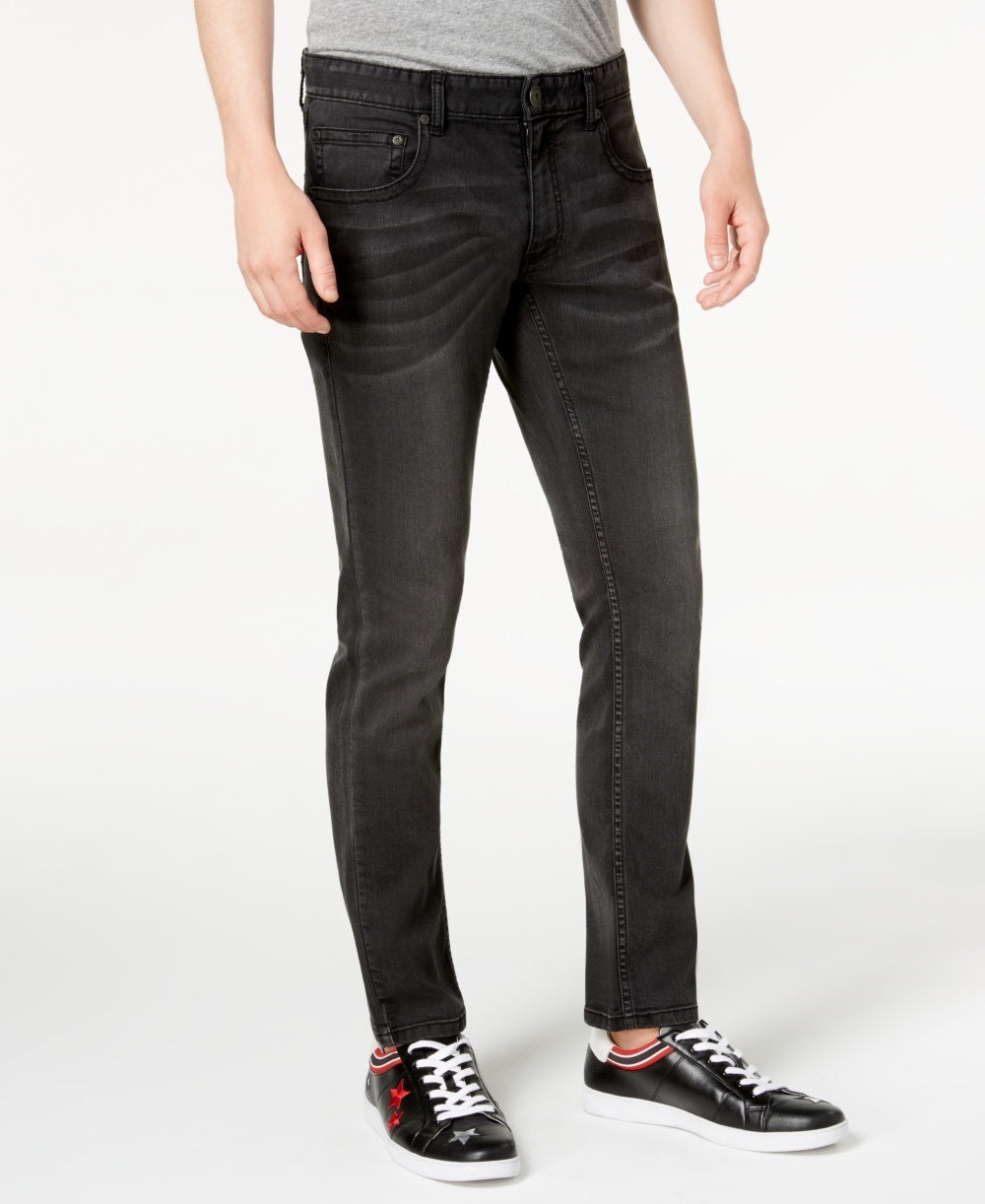 Calça jeans skinny masculina INC International Concepts preta tamanho 38x34