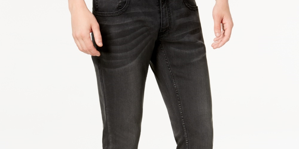 Calça jeans skinny masculina INC International Concepts preta tamanho 38x34