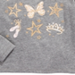 Camiseta infantil feminina Ballet Crown da Epic Threads, cinza, tamanho 3T