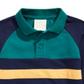Camisa polo de algodão com blocos de cores para meninos First Impressions, verde, tamanho 24 MOS