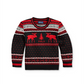 Suéter Ralph Lauren Little Boy's Rena Mistura de Lã Preto Tamanho 6