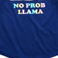 Pijama com estampa de lhama para meninas Max &amp; Olivia Little &amp; Big, azul, tamanho grande