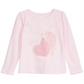 Camiseta infantil Epic Threads com corações de cereja rosa tamanho 6X