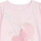 Camiseta infantil Epic Threads com corações de cereja rosa tamanho 6X