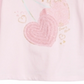 Camiseta infantil Epic Threads com corações de cereja rosa tamanho 6X