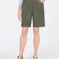 Shorts Karen Scott Petite Skimmer Feminino Verde Tamanho 8 P