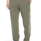 Calça de moletom masculina Hugo Boss Comfy Cozy, verde, tamanho MÉDIO