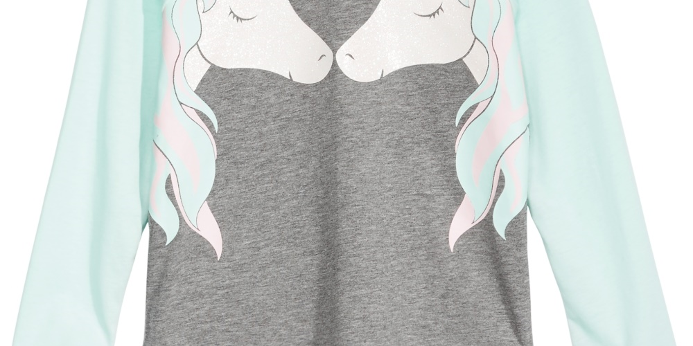 Camiseta infantil Epic Threads Unicorn Friends, cinza, tamanho 3T, REG