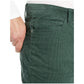 Calça de veludo cotelê masculina Nautica Classic Fit com perna reta, verde, tamanho 40x30
