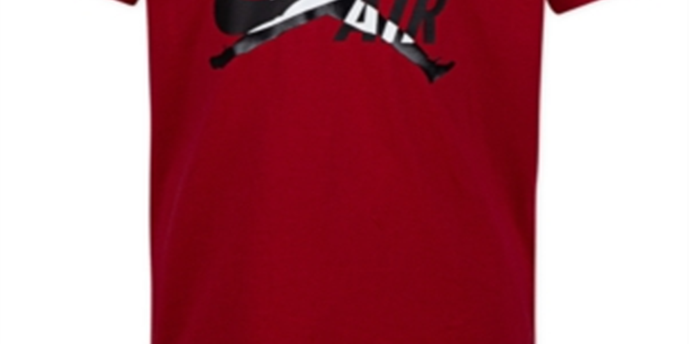 Camiseta Nike Air Graphic Jordan Boy's Vermelha Tamanho 4