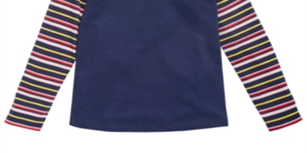 Camiseta listrada de unicórnio para meninas Epic Threads, azul, tamanho 4T