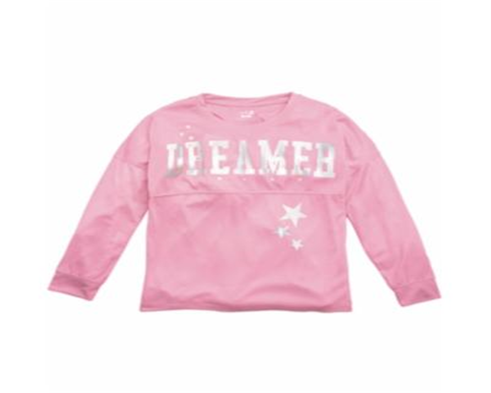 Pijama estampado Dreamer para meninas Max &amp; Olivia Little &amp; Big, rosa, tamanho extragrande