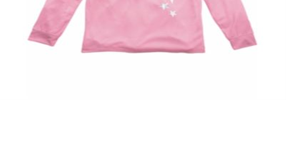 Pijama estampado Dreamer para meninas Max &amp; Olivia Little &amp; Big, rosa, tamanho extragrande