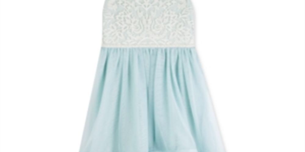 Vestido bordado alto e baixo Speechless Big Girl's Plus tamanho 16