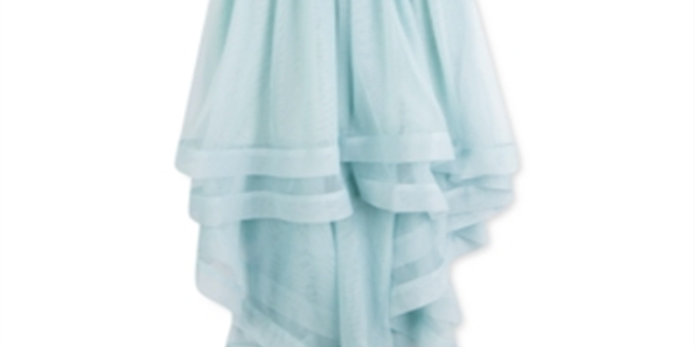 Vestido bordado alto e baixo Speechless Big Girl's Plus tamanho 16
